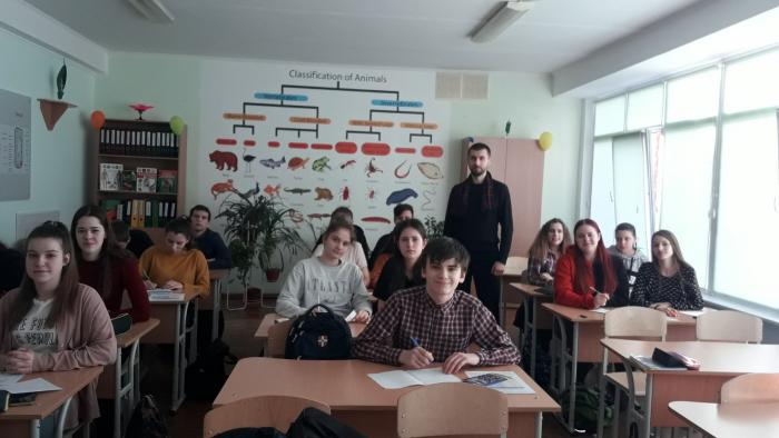 Профорієнтаційна зустріч із учнями Харківського ліцею №107