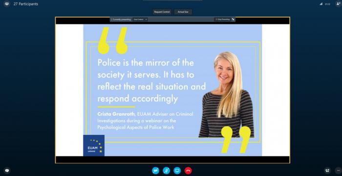 Для здобувачів вищої освіти та працівників ХНУВС проведено вебінари англійською та українською мовами