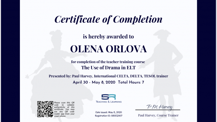 Участь у міжнародному онлайн-курсі