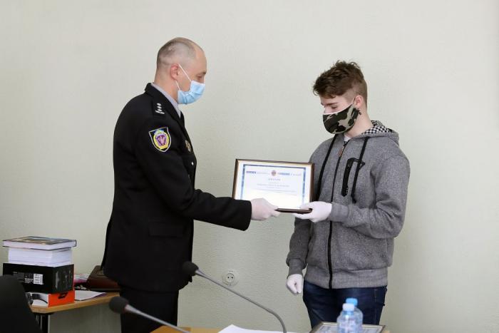 Ректор університету Дмитро Швець привітав переможця Відкритої інтернет-олімпіади з інформаційної безпеки «Юний кіберерудит»