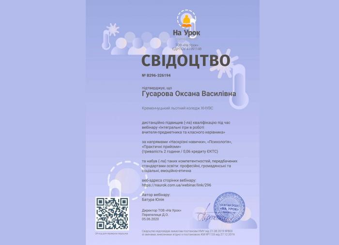 Інтегральні ігри в роботі вчителя-предметника та класного керівника