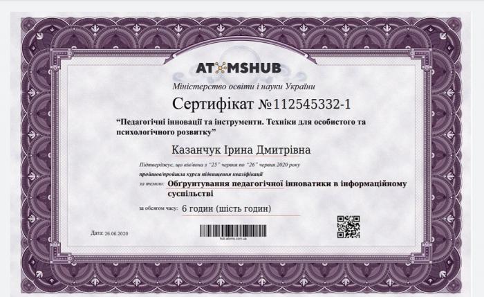 Педагогічні інновації та інструменти. Техніки для особистого та психологічного розвитку