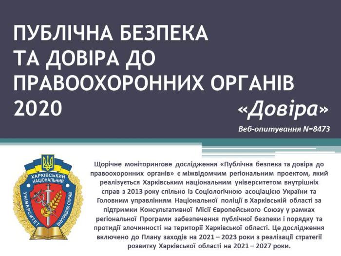Довіра до поліції Харківщини зростає