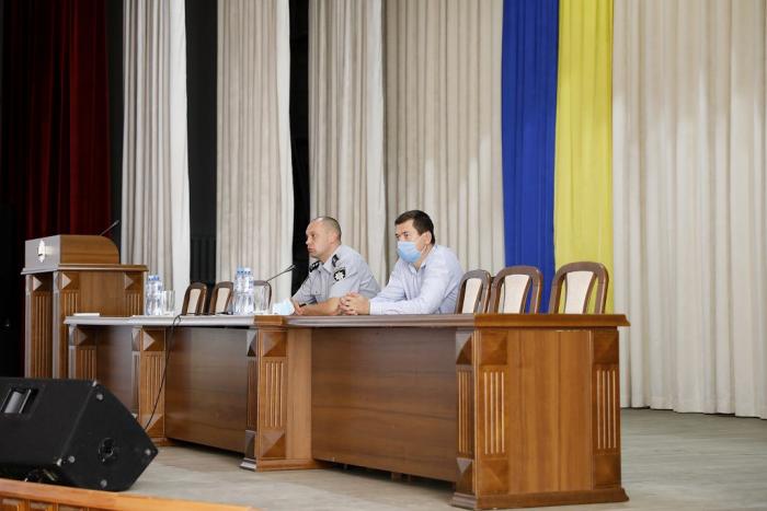 Ректор провів настановчі збори з курсантами факультету № 3