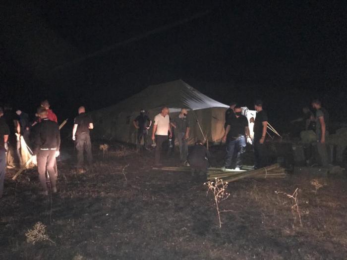 Курсанти та працівники університету беруть участь у заходах з ліквідації наслідків пожежі 