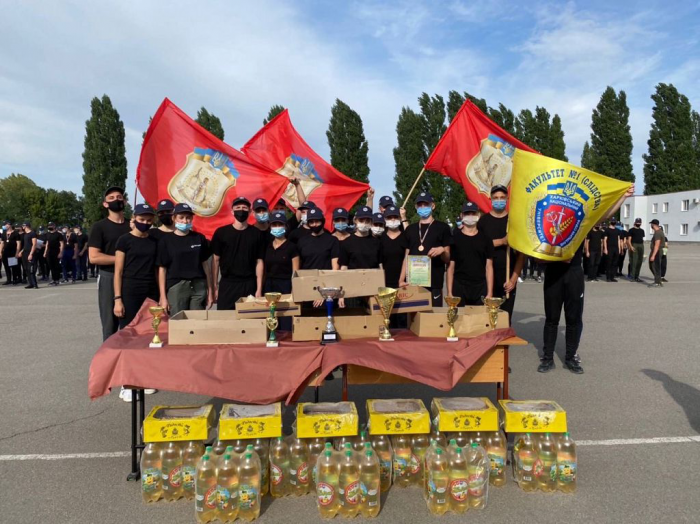 Відбулися спортивні змагання серед курсантів-першокурсників табірного збору