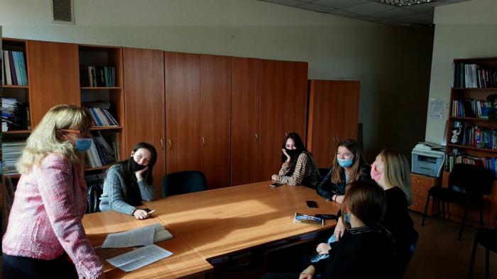 The meeting of the Student Scientific Circle in Psychology of the Department of Sociology and Psychology, Faculty № 6