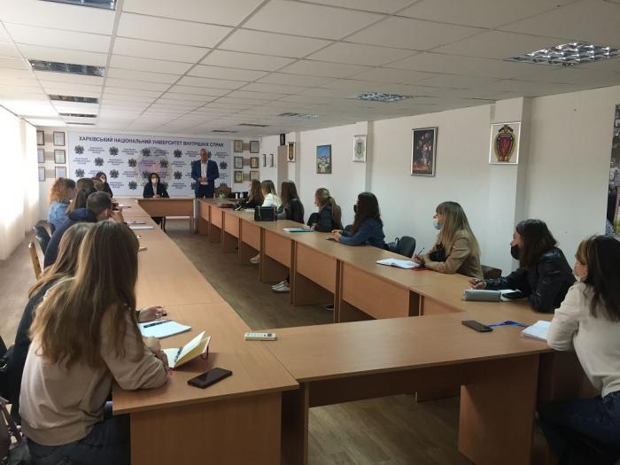 Засідання наукового гуртка кафедри правоохоронної діяльності та поліціїстики факультету № 6