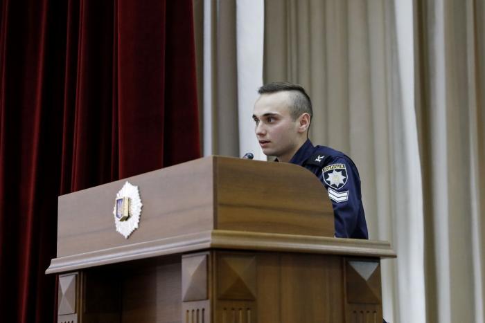 Головою курсантсько-студентського Парламенту університету обрано курсанта факультету № 1 Олексія Коваленка