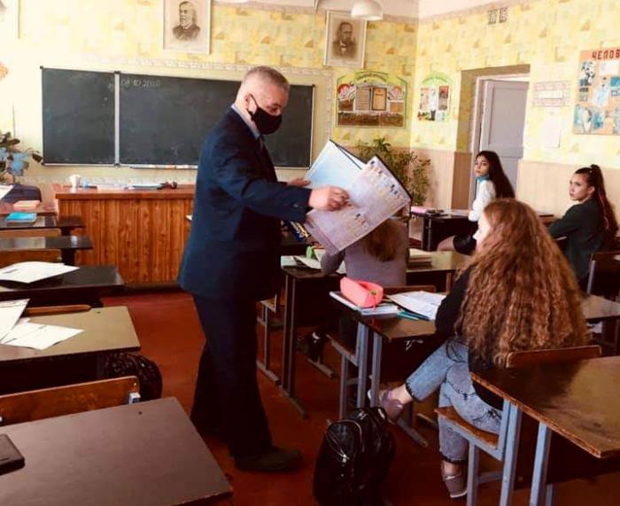 Зустріч з майбутніми випускниками Приколотнянського ліцею