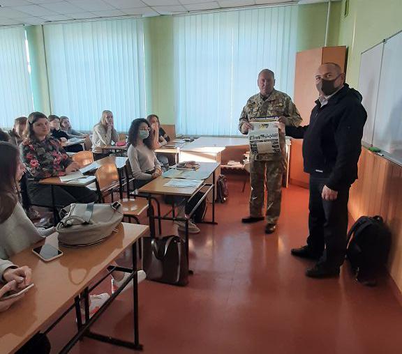 Представник університету провів профорієнтаційну зустріч у Харківській гімназії № 65