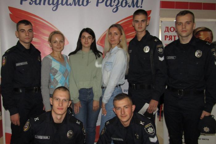 Курсанти, студенти та викладачі Сумської філії ХНУВС здали компоненти крові онкохворим дітям