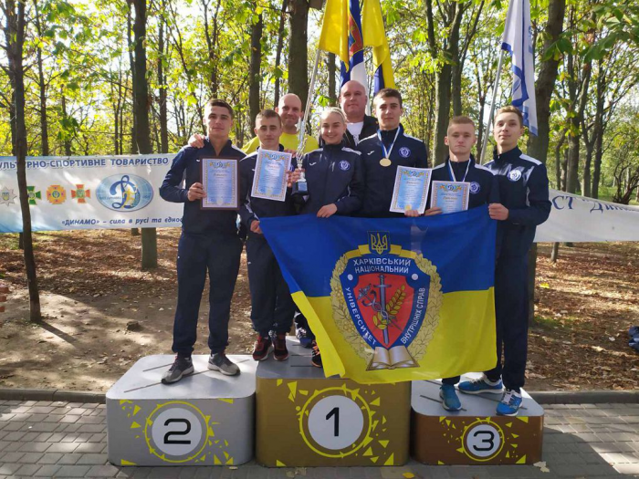 Cadets of Kharkiv National University of Internal Affairs became the winners of track and field competitions 