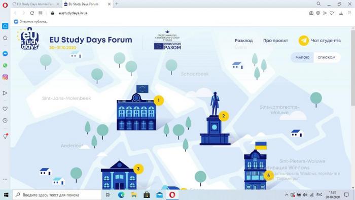 Онлайн-участь у Форумі випускників EU Study Days (Єврошкола)