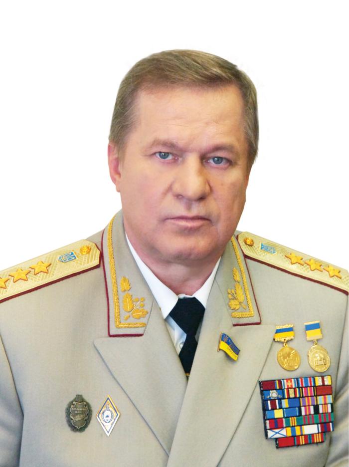 Привітання ректора університету 2012-2015 рр. Сергія Гусарова з нагоди 26-річчя ХНУВС