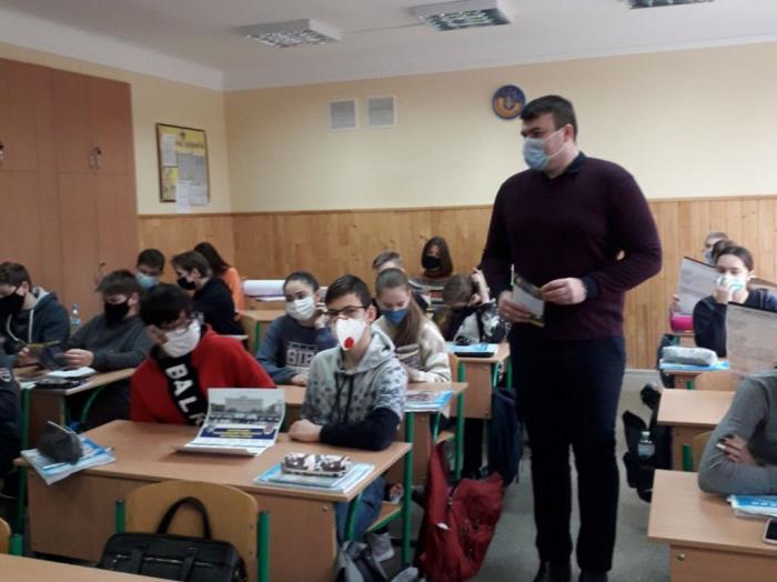 Профорієнтаційна зустріч зі школярами 