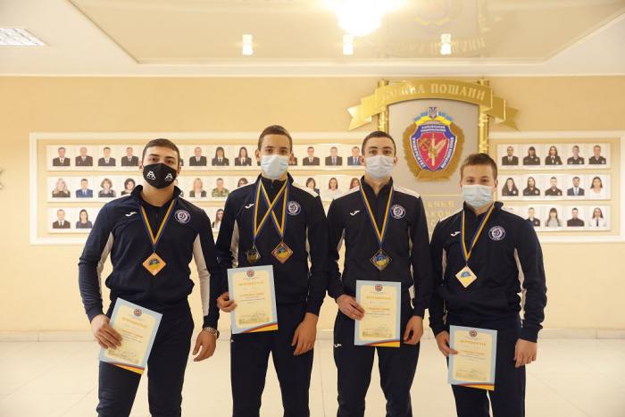 Відзначено перемоги спортсменів університету у чемпіонаті України з боротьби самбо