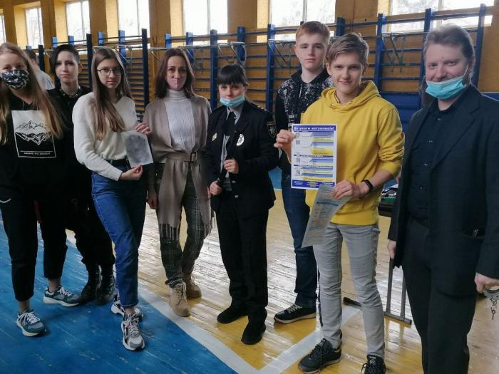 Профорієнтаційна зустріч зі школярами