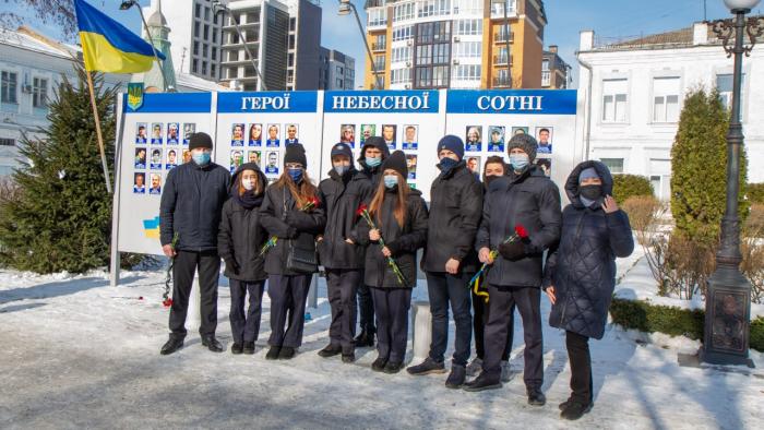 Представники Кременчуцького льотного коледжу взяли участь у заходах із вшанування Героїв Небесної Сотні