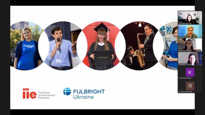 Online presentation of Fulbright academic exchange programs