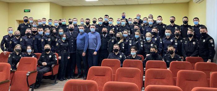 Начальник Управління карного розшуку ГУНП в Харківській області провів зустріч з курсантами вишу