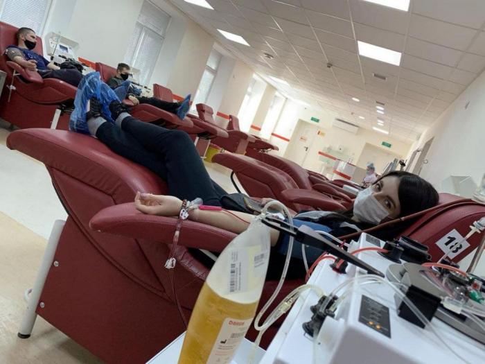 Представники Сумської філії ХНУВС знову стали донорами крові
