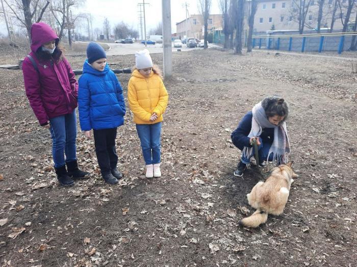 Курсанти провели з дітьми бесіди про гуманне ставлення до тварин