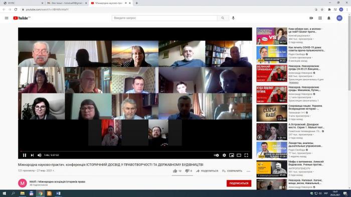 Historical experience in law-making and state construction