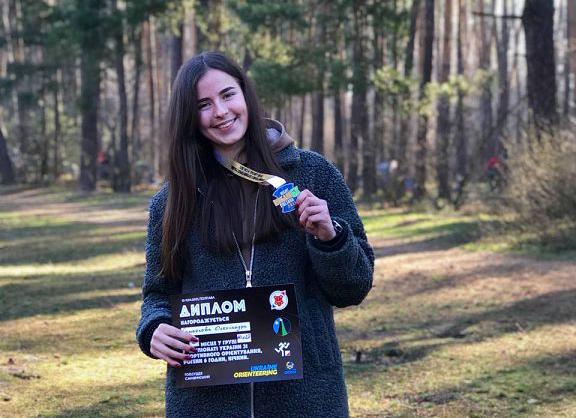 Курсантка університету стала призеркою чемпіонату України зі спортивного орієнтування