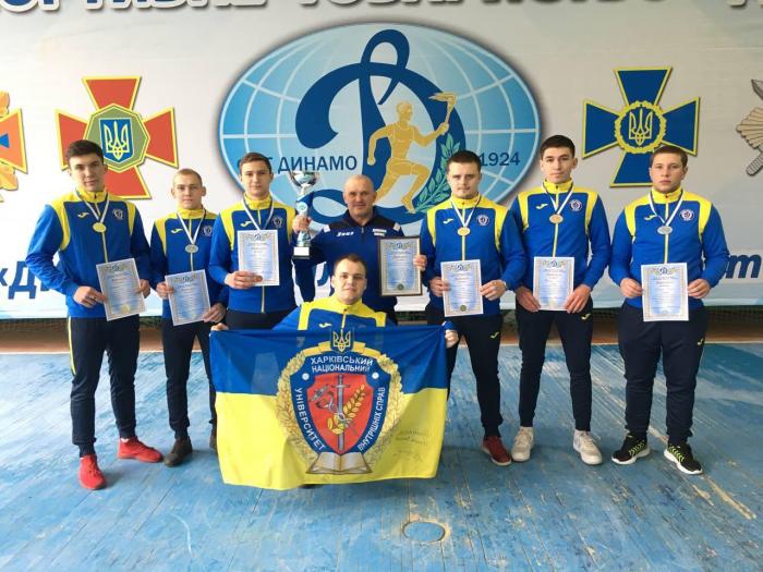 Збірна команда університету з гирьового спорту – переможниця чемпіонату ФСТ «Динамо»