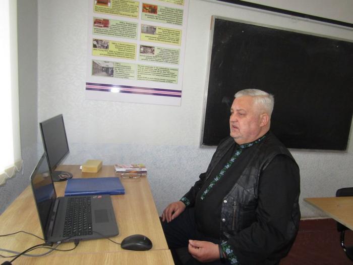 У Сумській філії відбулась онлайн-зустріч із ліквідатором аварії на ЧАЕС