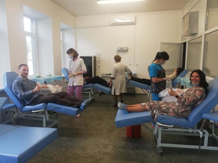 Представники Кременчуцького льотного коледжу долучилися до акції «Здай кров – врятуй життя!»