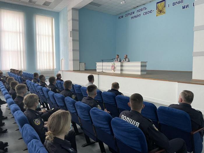 Проректор університету Сергій Бортник провів зустріч з курсантами-першокурсниками